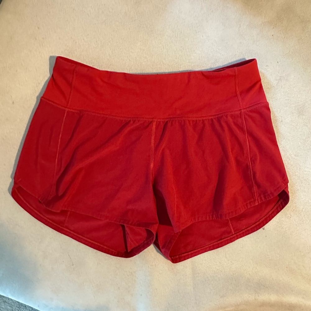 Run time 4 inch Lululemon shorts